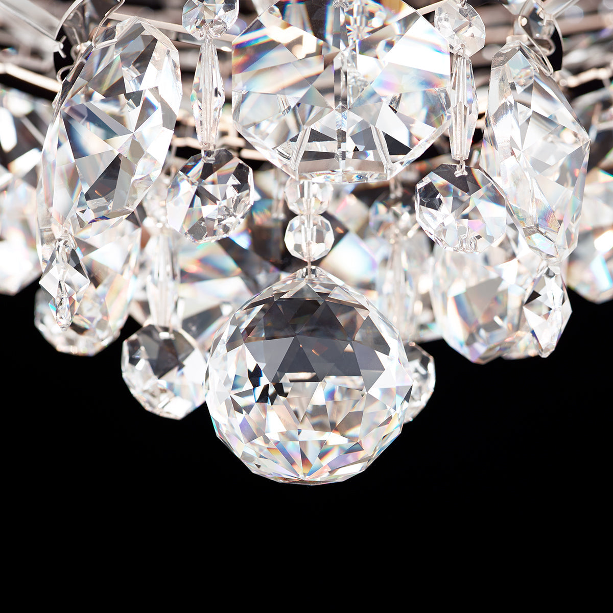 Clustered Clear Crystal Pendant Light / Clear Radiance