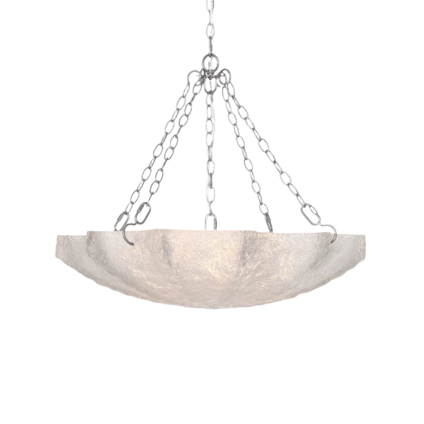 Refined Gold or Silver Statement Chandelier / Silver