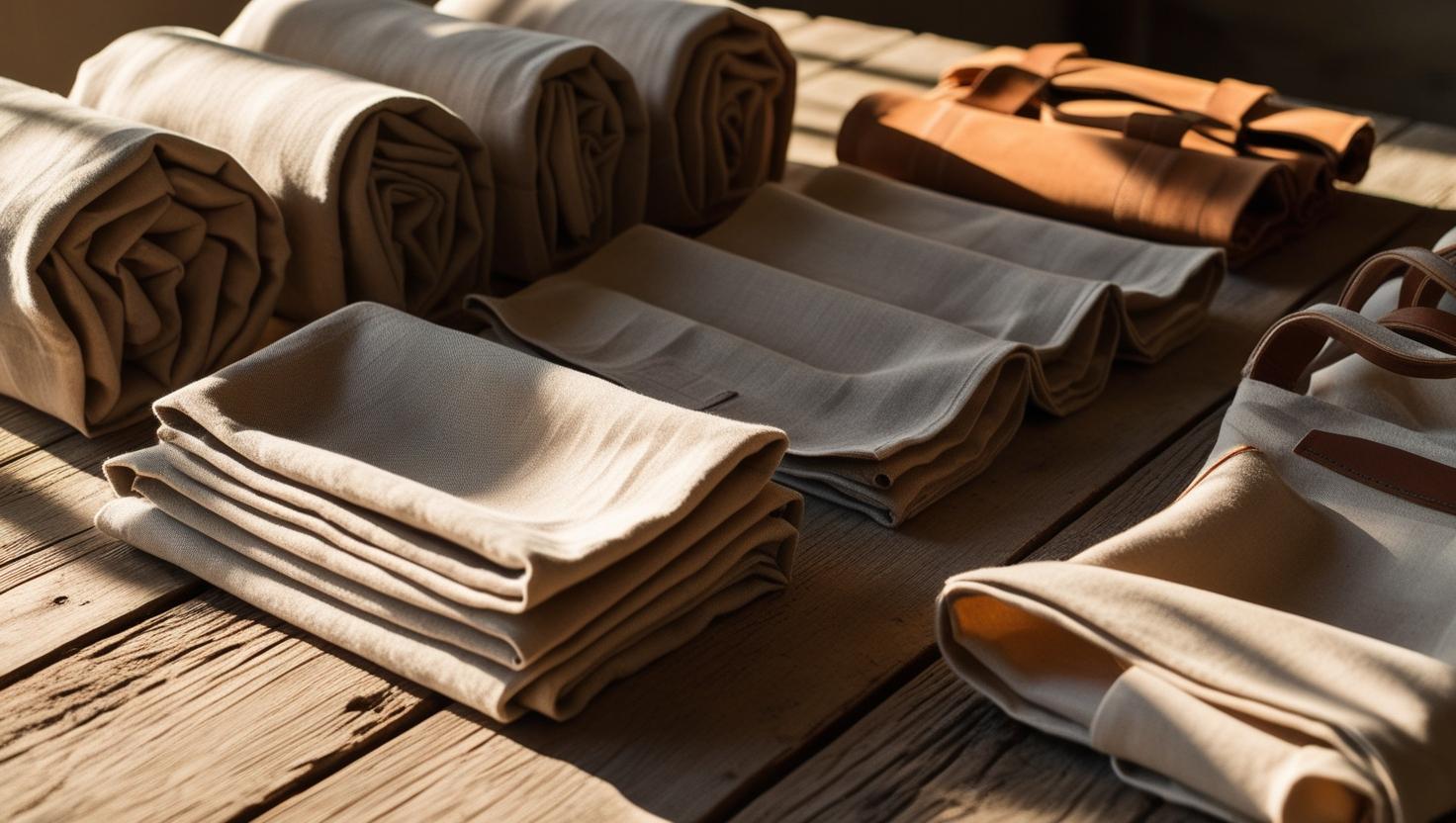 A_craftmanship_that_show_folded_cloth_bags_on_the_table.jpg