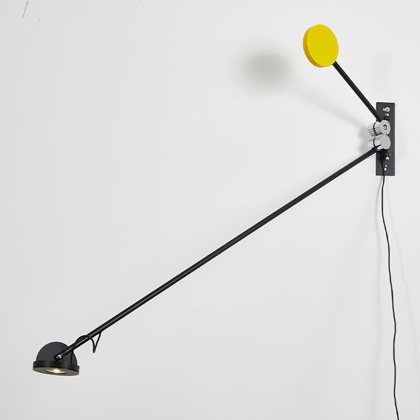 Adjustable Counterweight LED Wall Light / W 48.8″ x H 7.9″ / W 124cm x H 20cm Set of 2 / Black & Red / AU Plug