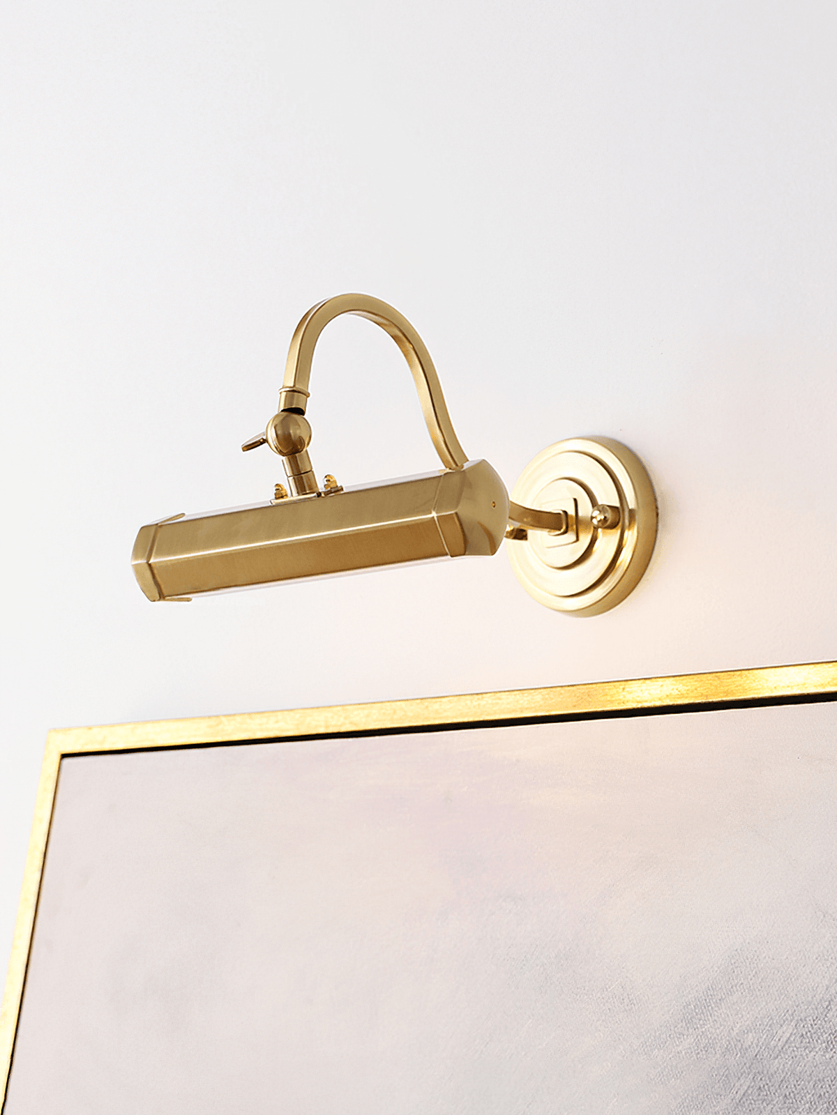 Adjustable Metal Disc Wall Light