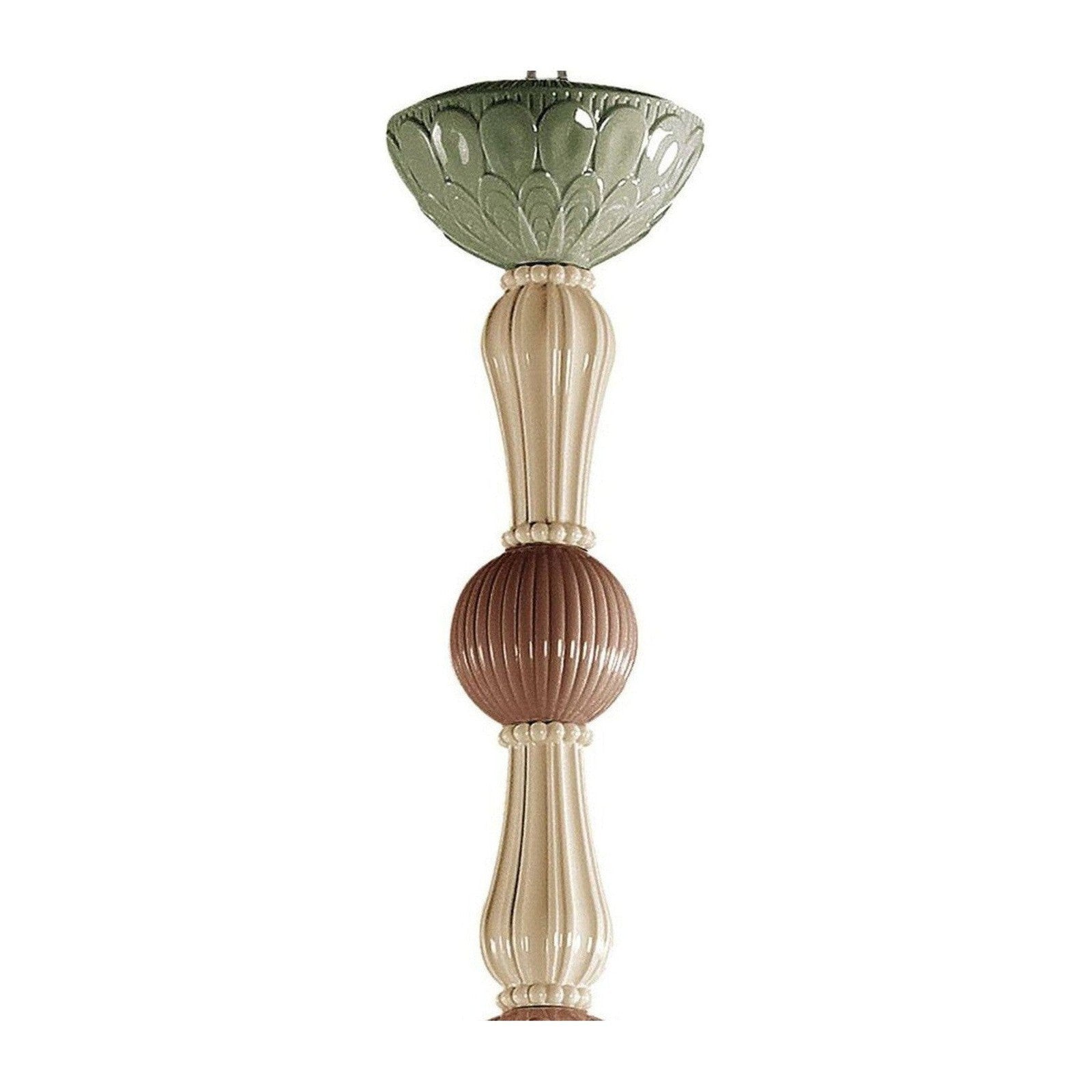 Botanical Porcelain 16 Light Chandelier / Ocean / Medium