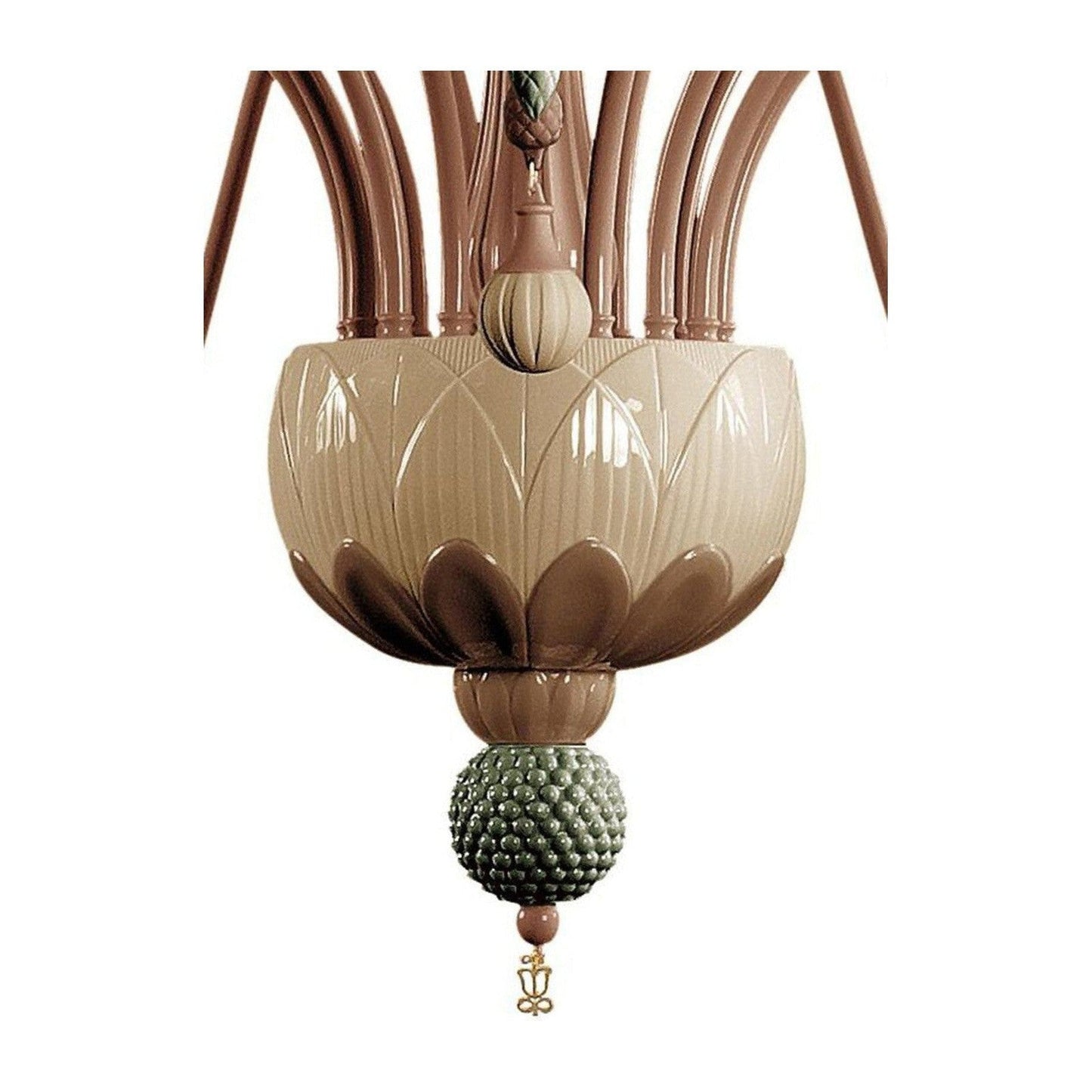 Botanical Porcelain 16 Light Chandelier / Spices / Large