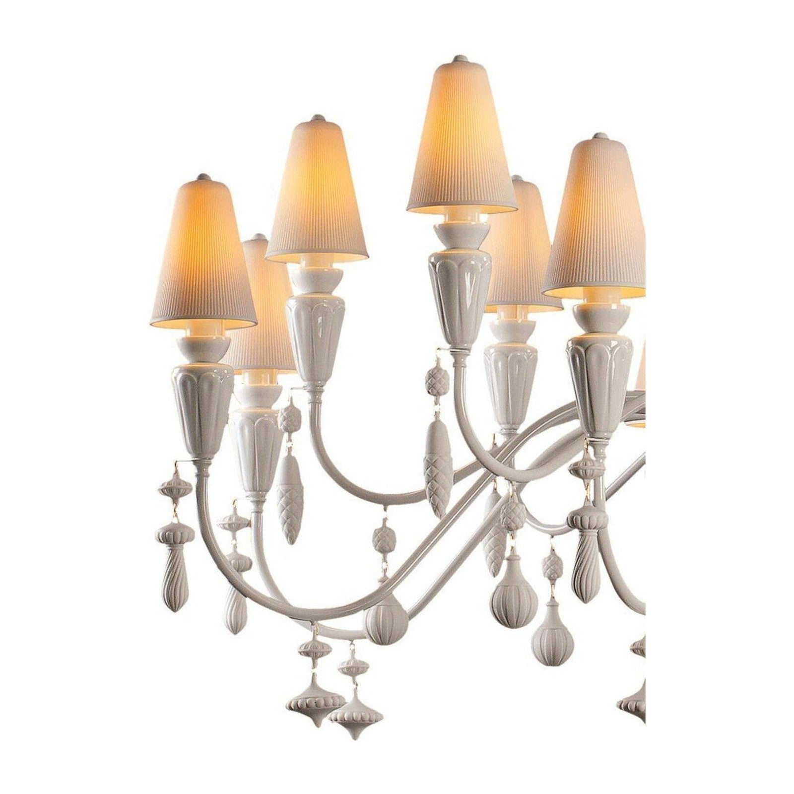 Botanical Porcelain 16 Light Chandelier