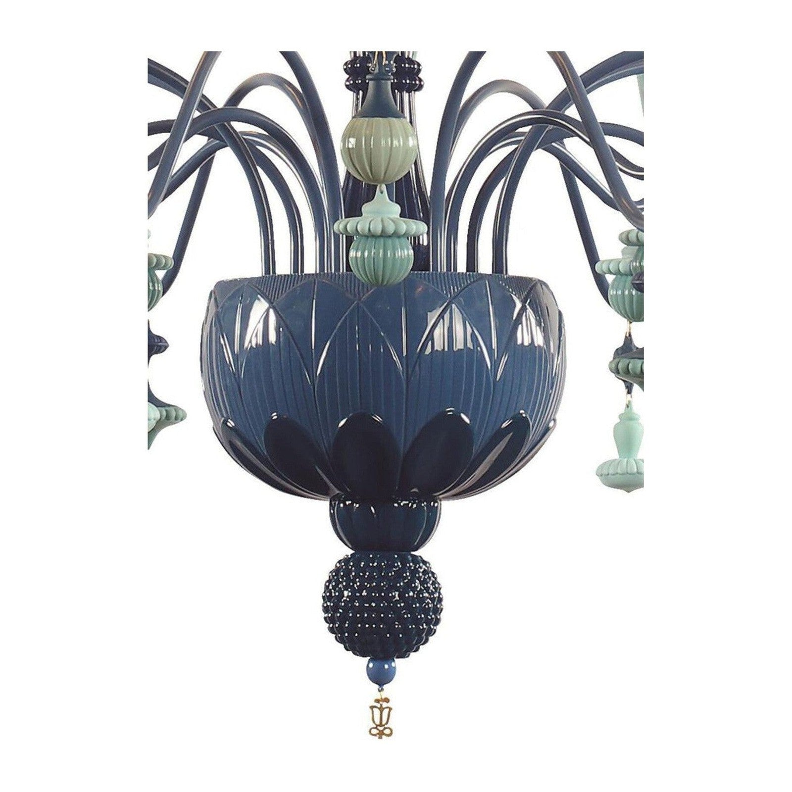 Botanical Porcelain 16 Light Chandelier