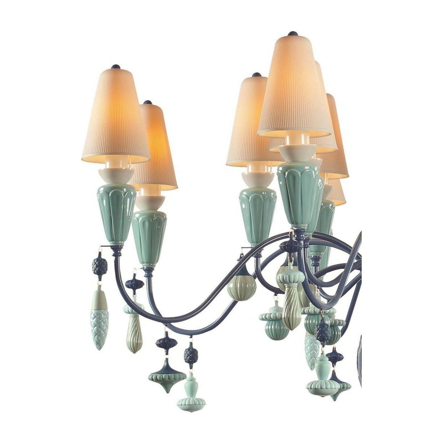 Botanical Porcelain 16 Light Chandelier