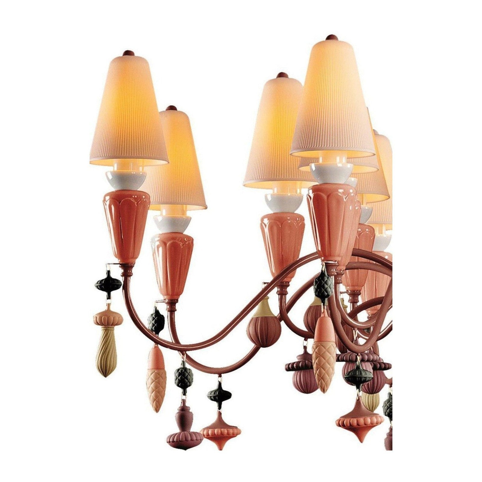 Botanical Porcelain 16 Light Chandelier
