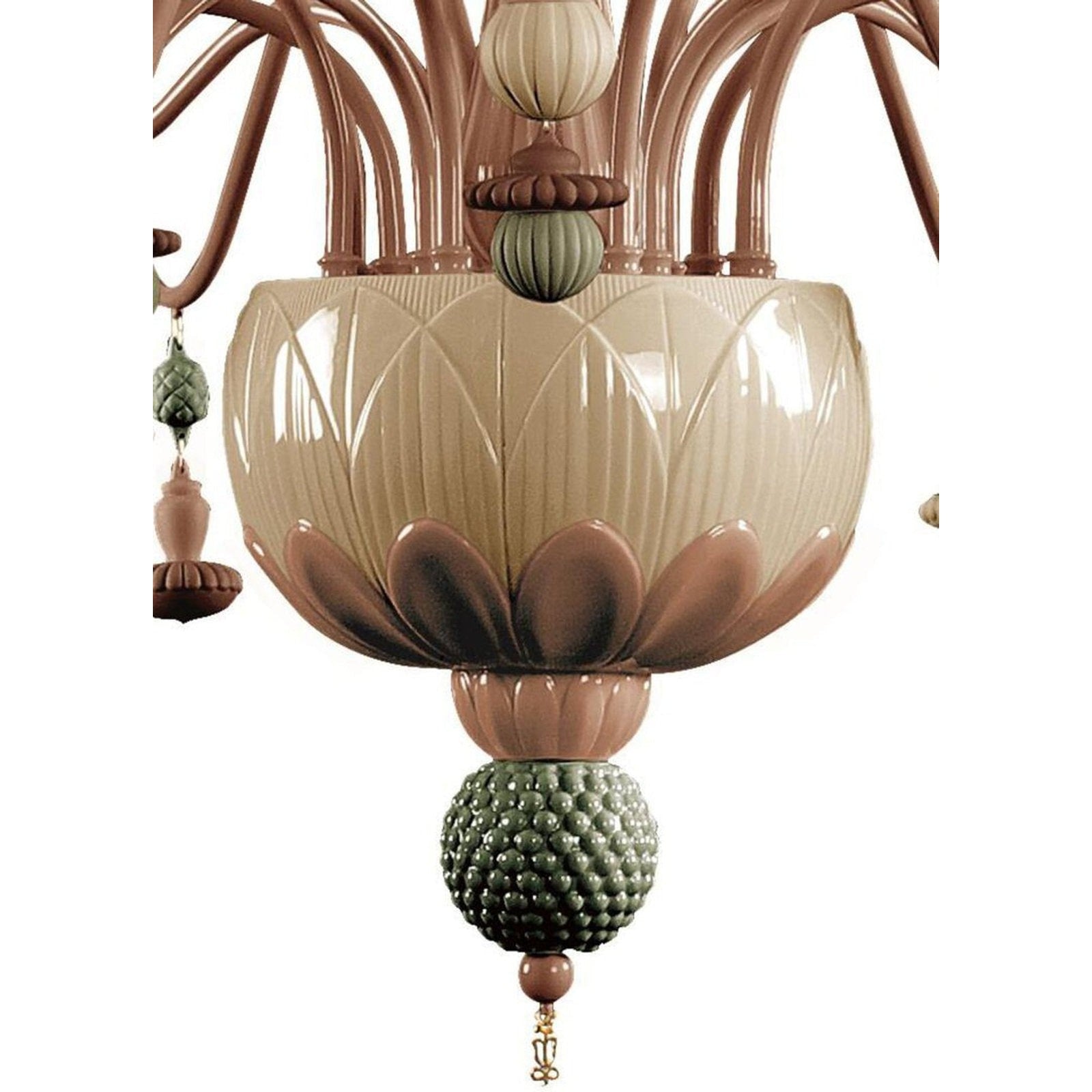 Botanical Porcelain 16 Light Chandelier