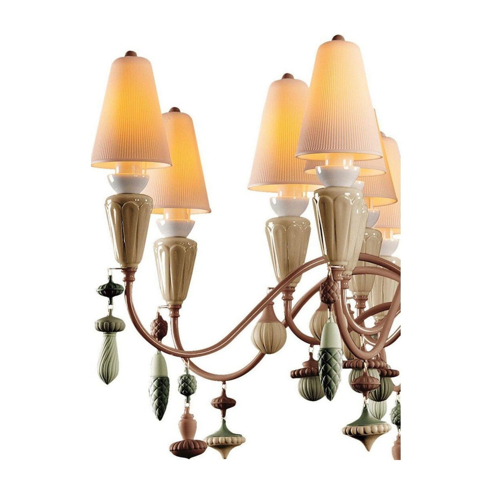 Botanical Porcelain 16 Light Chandelier
