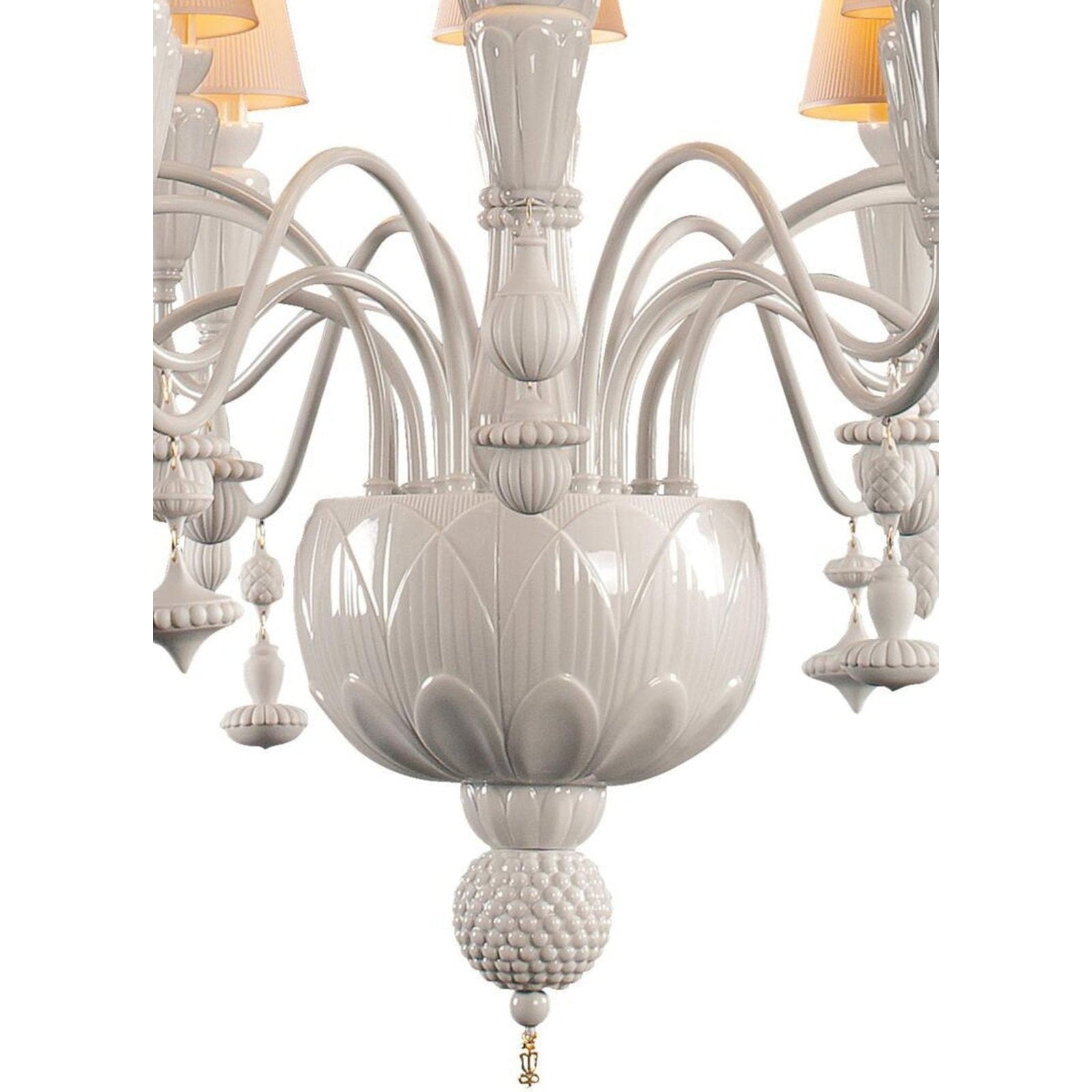 Botanical Porcelain 16 Light Chandelier