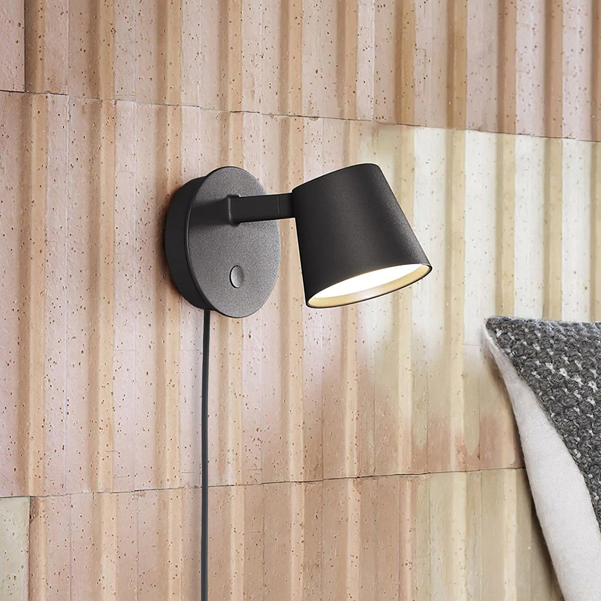 Compact Adjustable Plug-In LED Wall Light