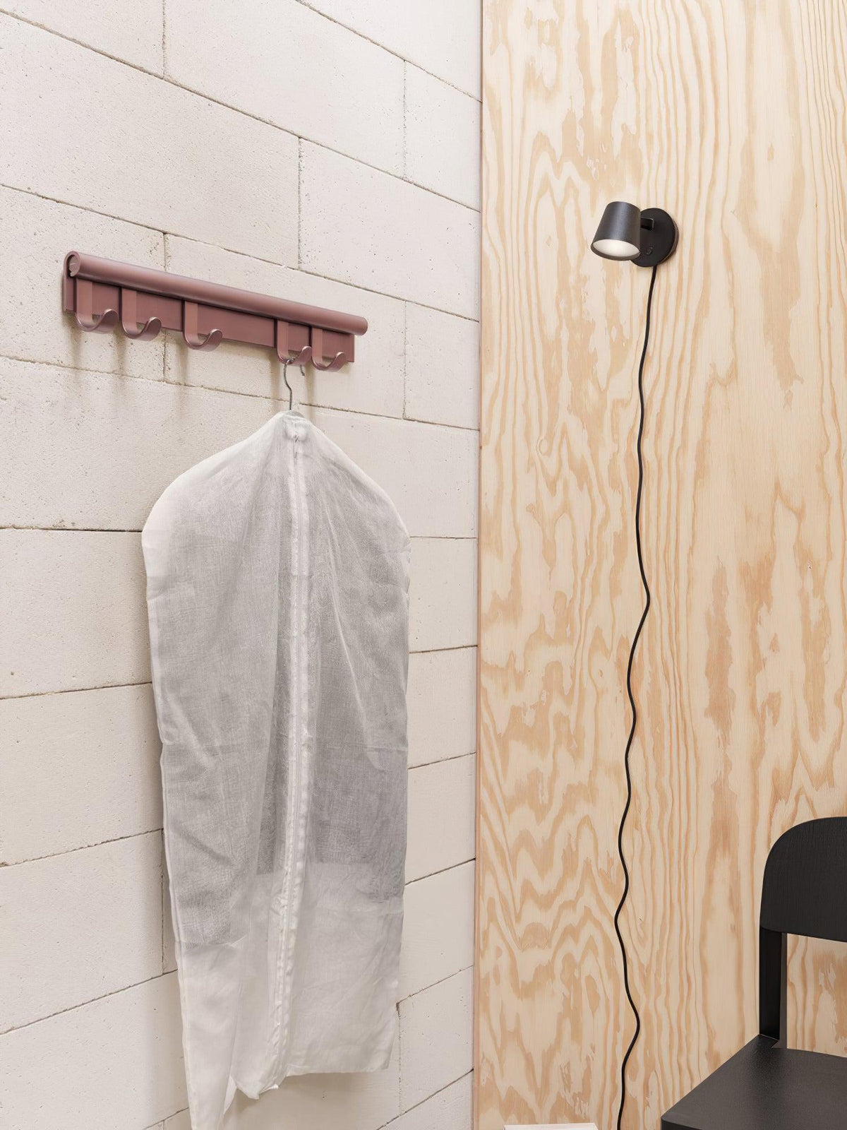 Compact Adjustable Plug-In LED Wall Light