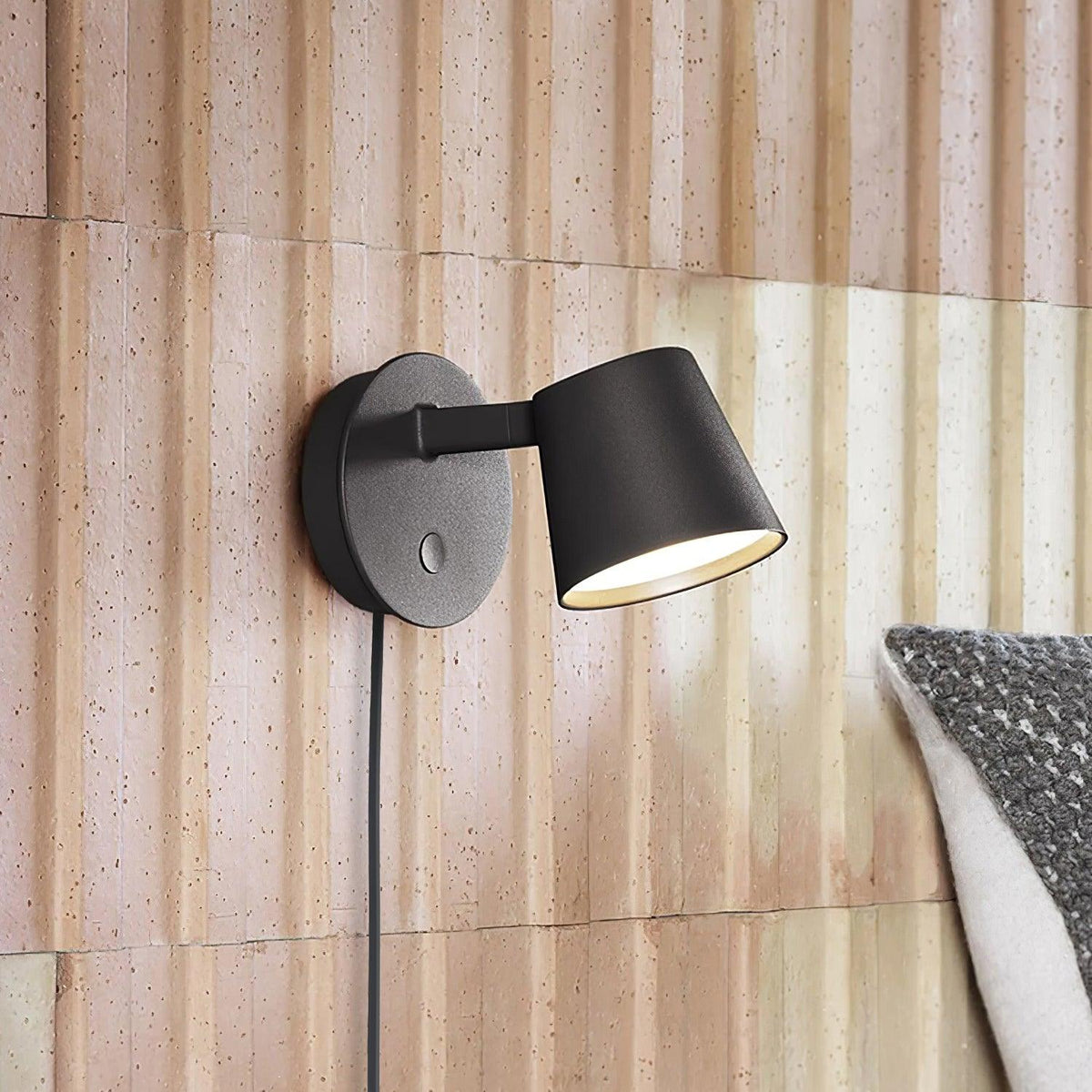 Compact Adjustable Plug-In LED Wall Light
