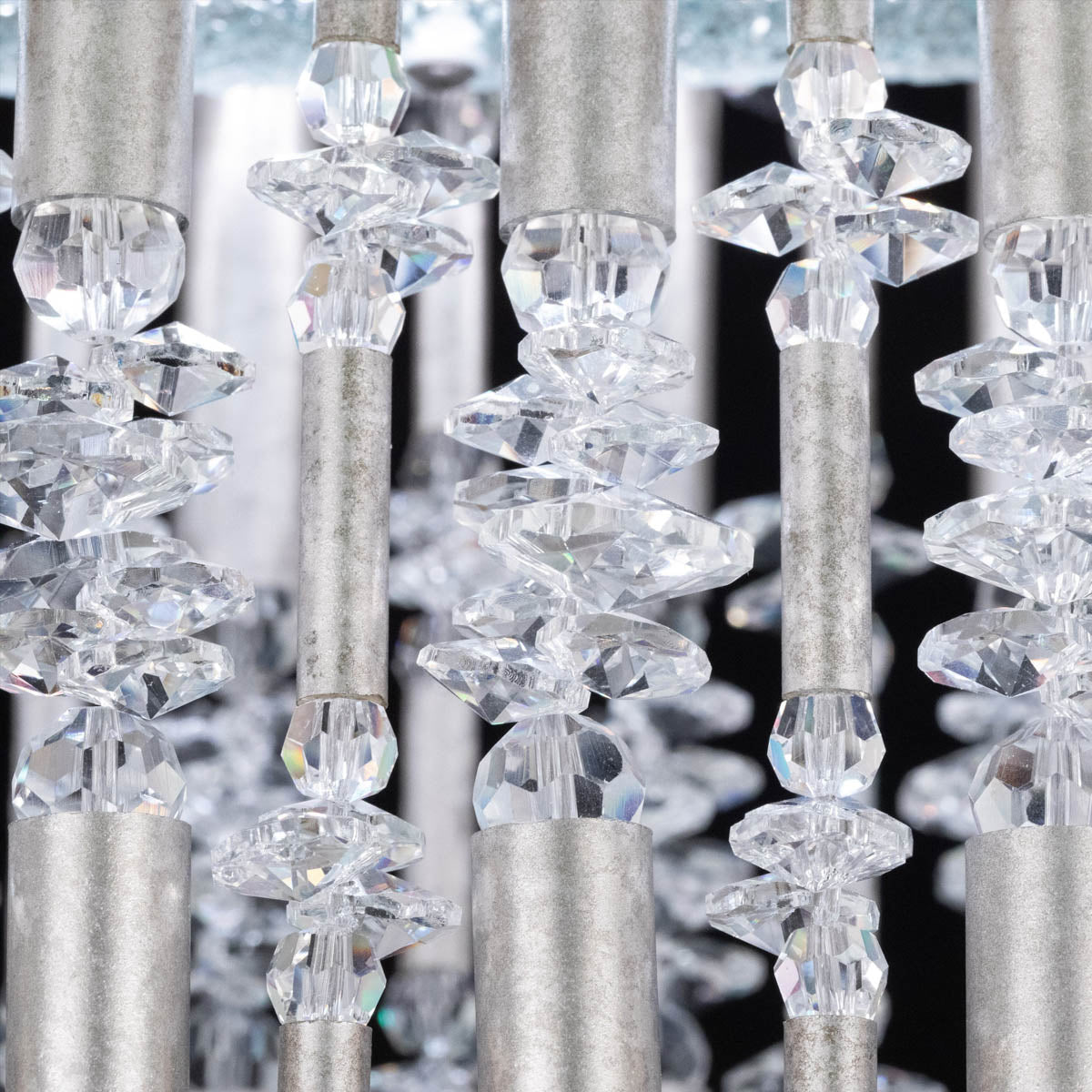 Heirloom Gold Crystal Linear Pendant Light