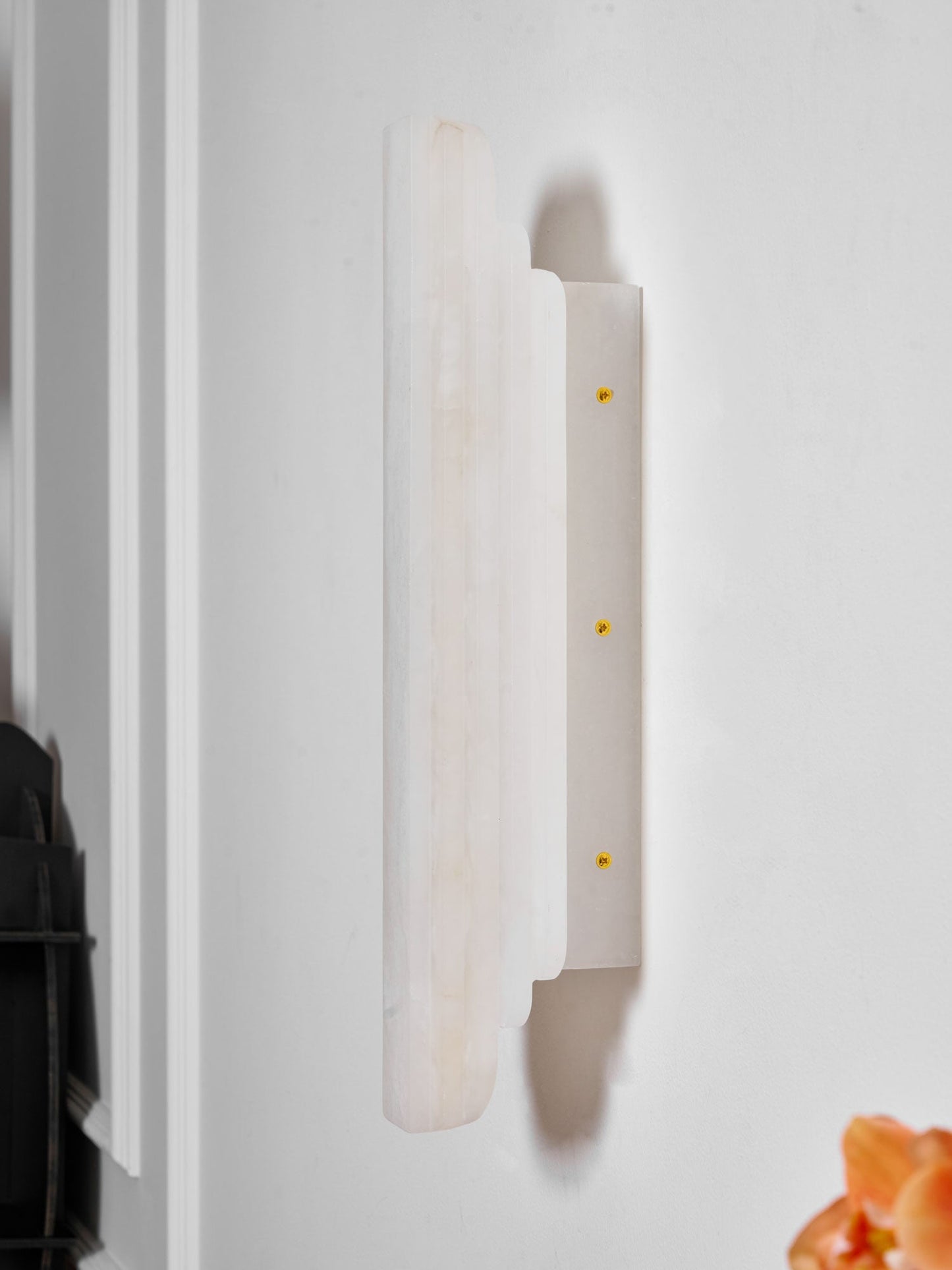 Layered Alabaster LED Wall Sconce