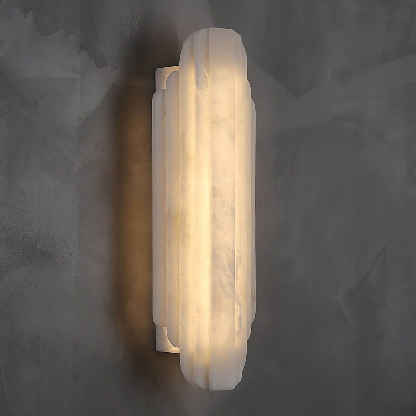 Layered Alabaster LED Wall Sconce