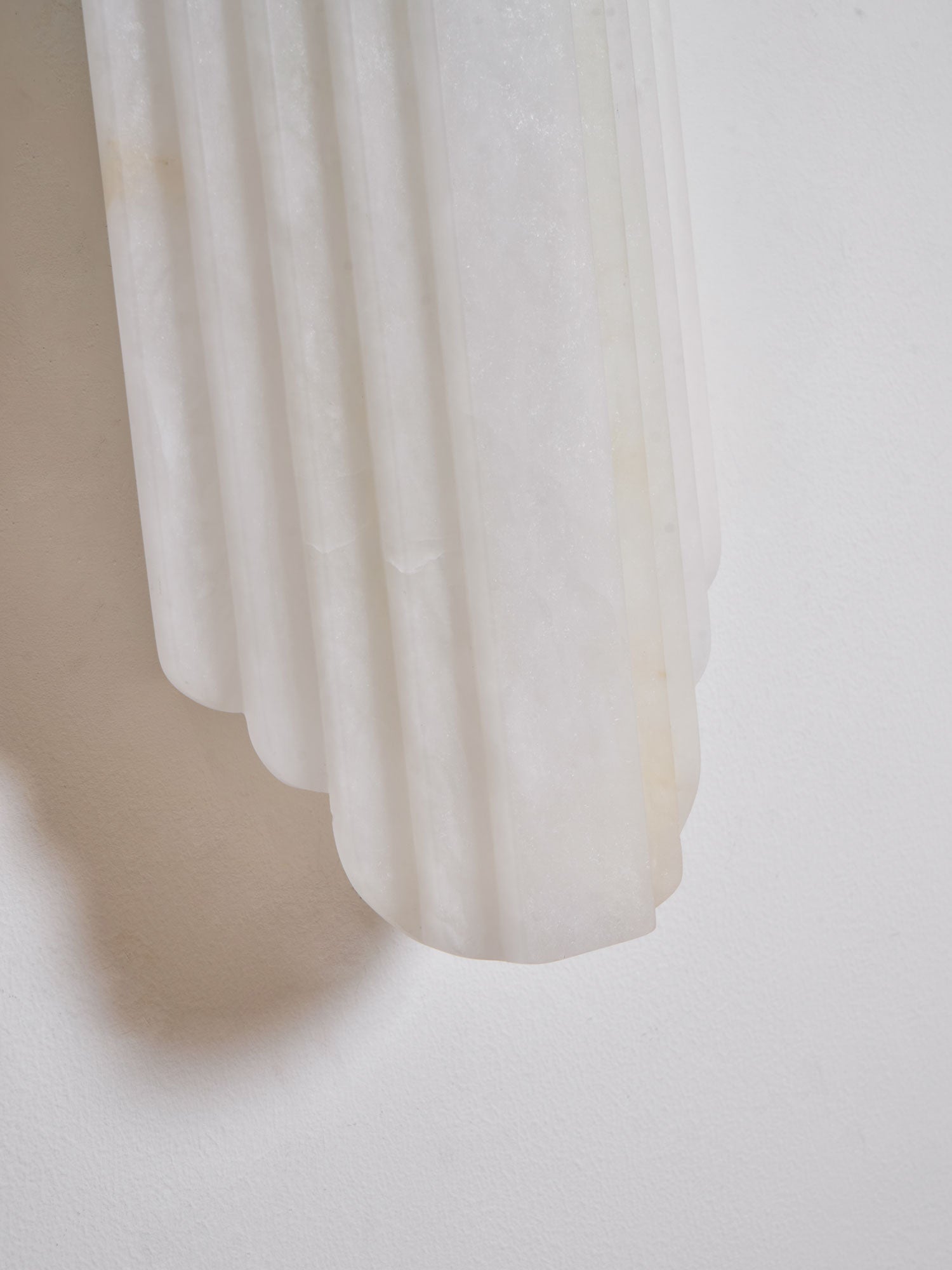 Layered Alabaster LED Wall Sconce