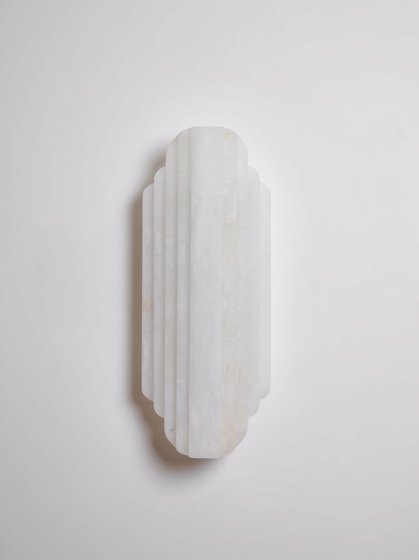 Layered Alabaster LED Wall Sconce