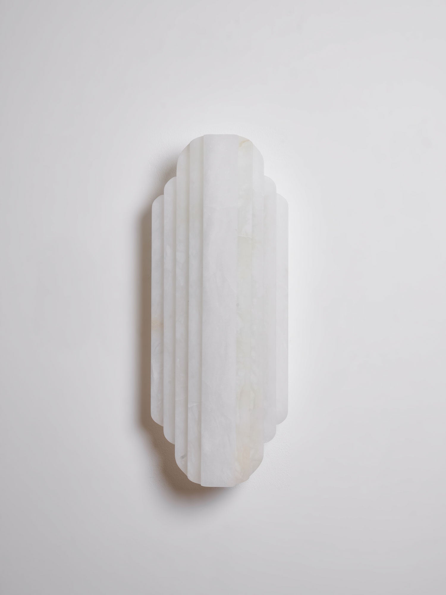 Layered Alabaster LED Wall Sconce