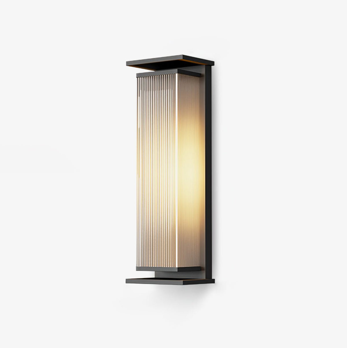 Rectangular Solar LED Outdoor Wall Light