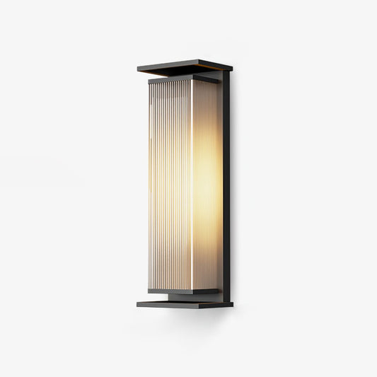 Rectangular Solar LED Outdoor Wall Light
