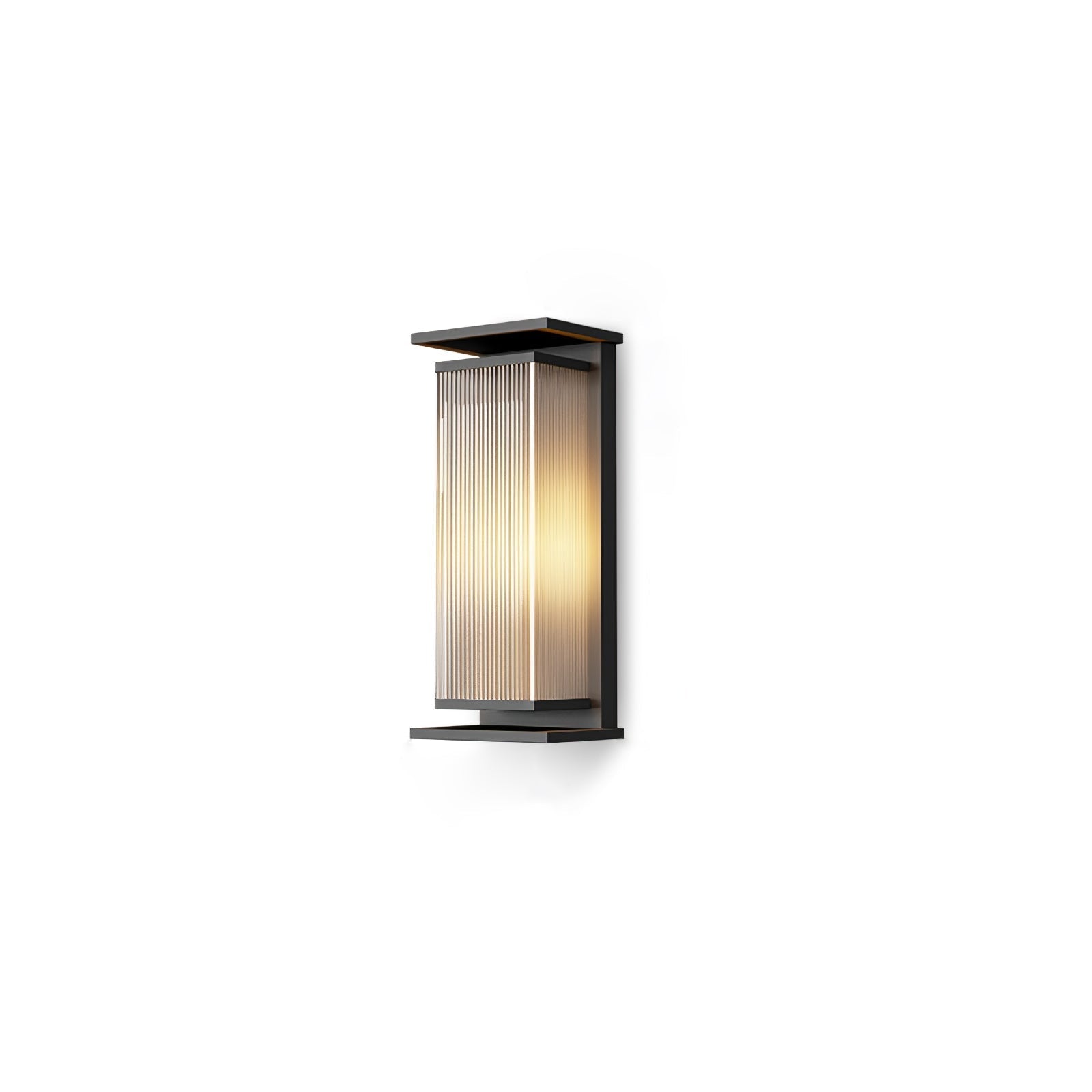 Rectangular Solar LED Outdoor Wall Light