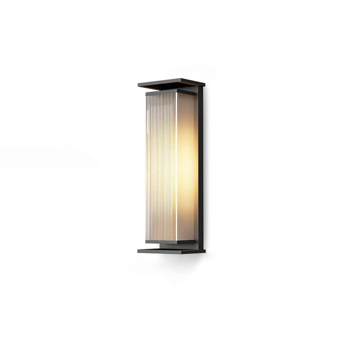Rectangular Solar LED Outdoor Wall Light