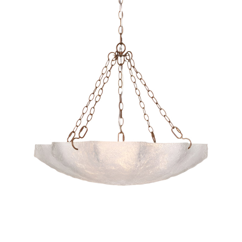 Refined Gold or Silver Statement Chandelier / Gold