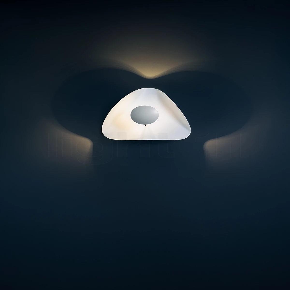 Sculptural Curved Disc LED Ceiling Light