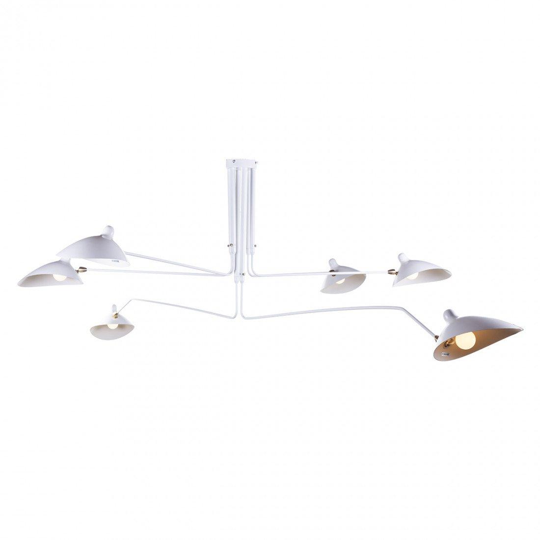 Sculptural Multi-Arm Ceiling Light