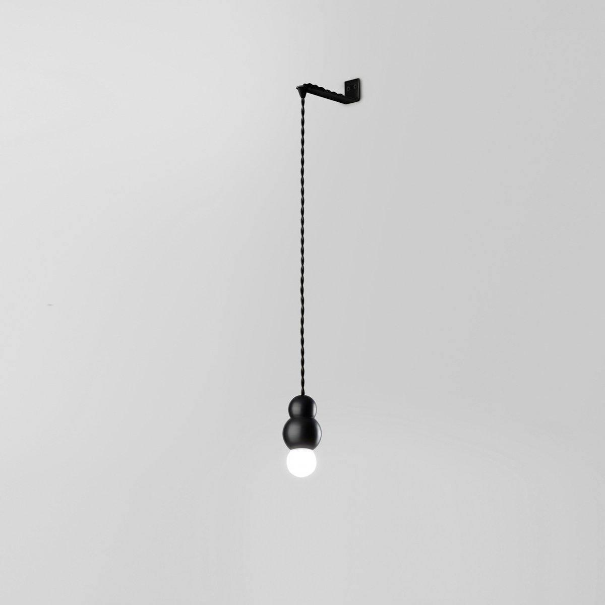 Suspended Glass Globe Wall Light