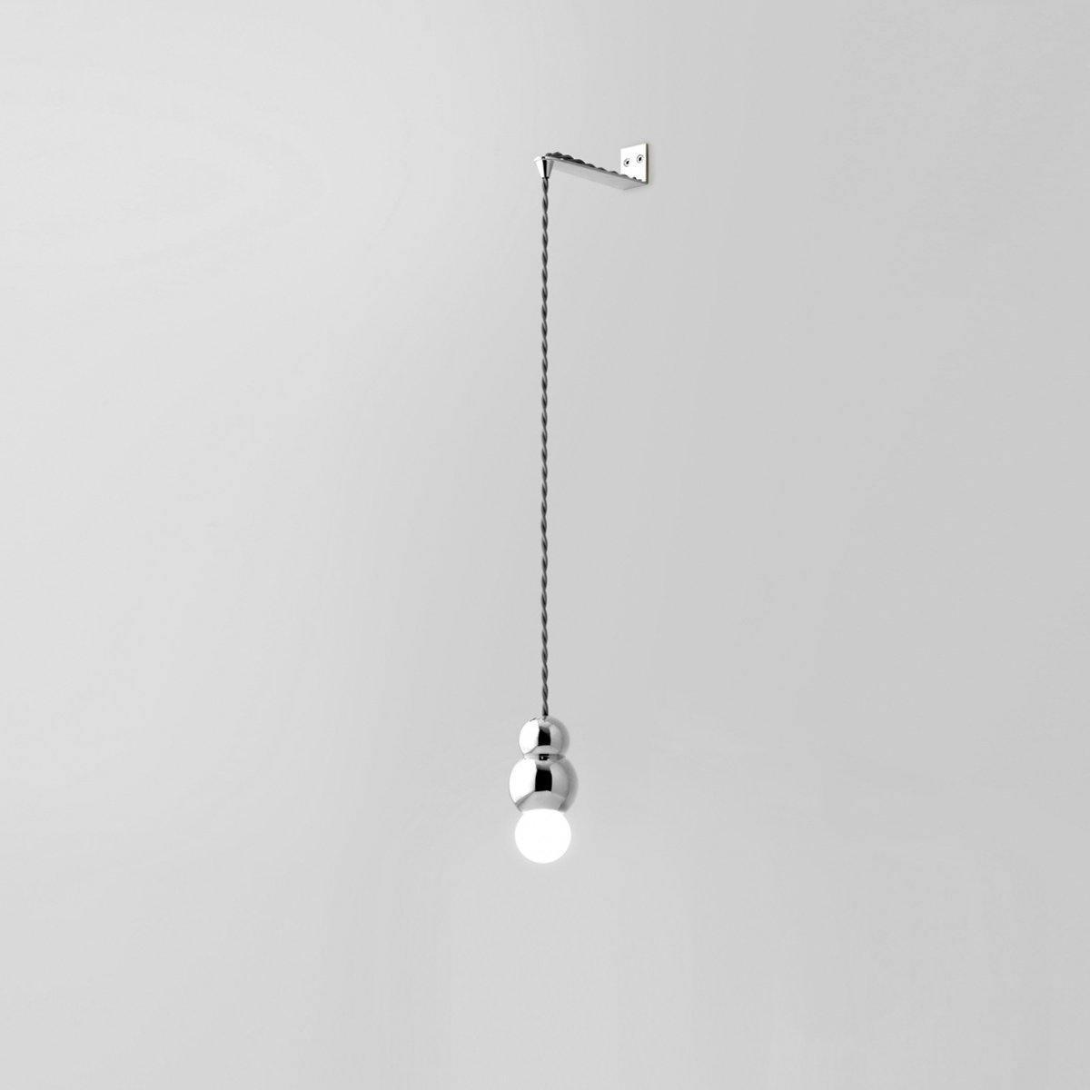 Suspended Glass Globe Wall Light