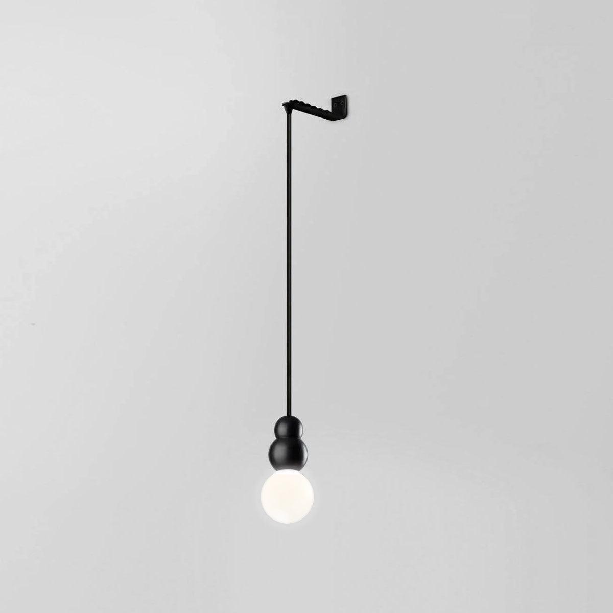 Suspended Glass Globe Wall Light