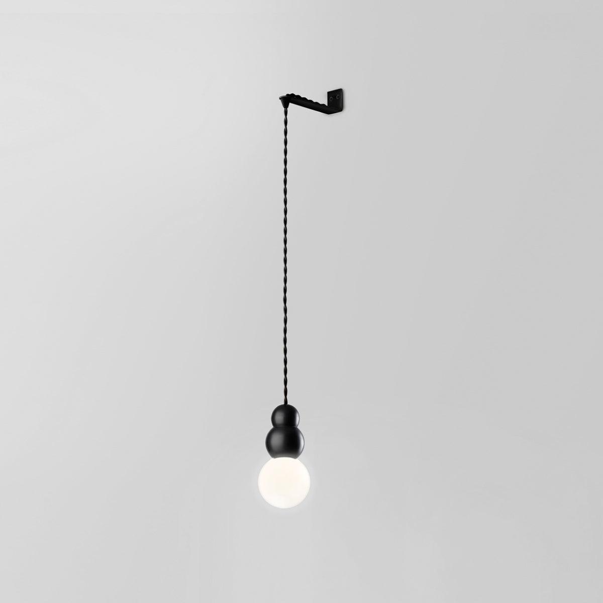 Suspended Glass Globe Wall Light