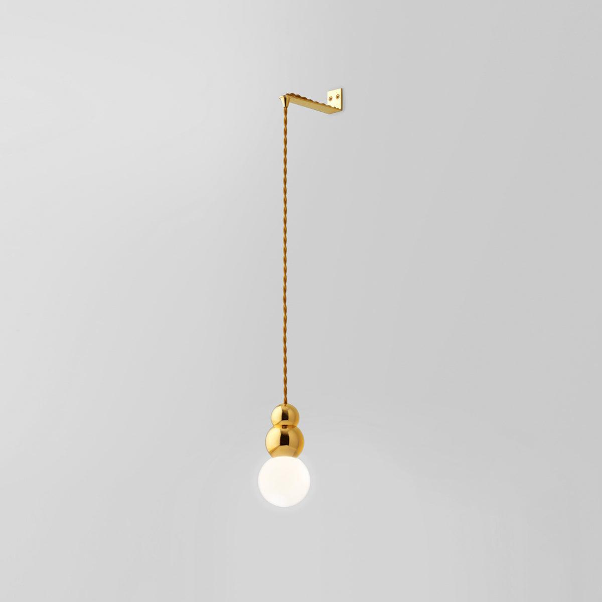 Suspended Glass Globe Wall Light